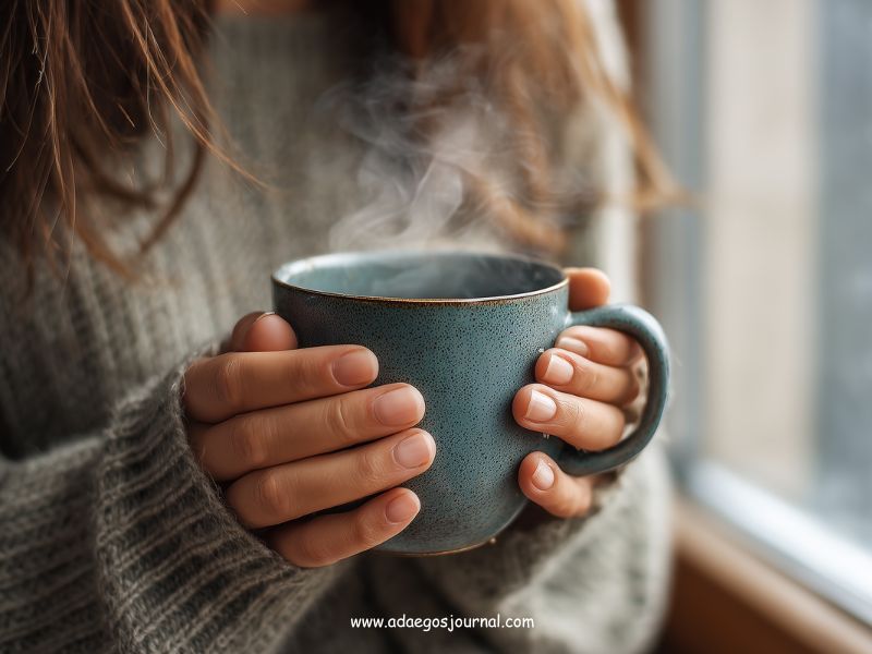 A-steaming-coffee-mug