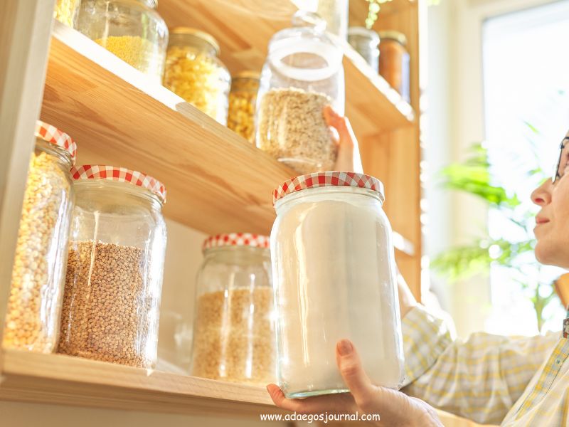 Items grouped neatly into sections