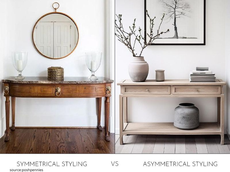 Entryway table decor ideas