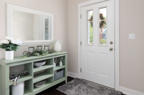 Entryway table decor ideas