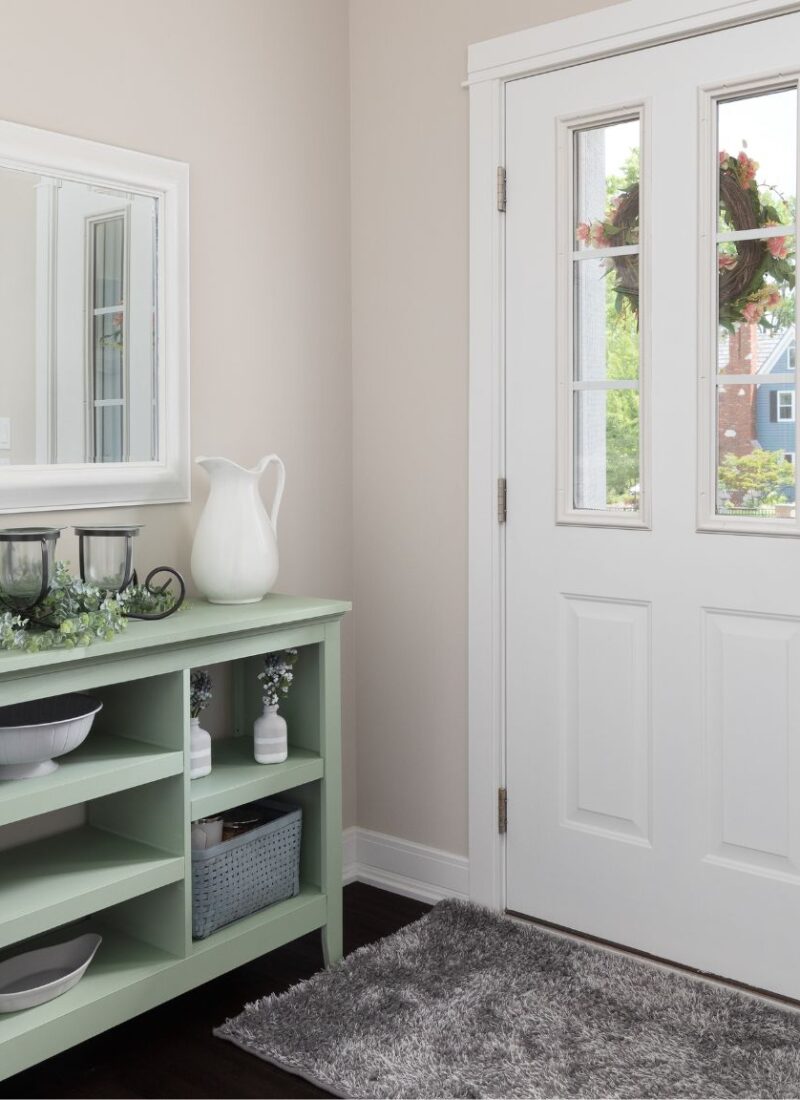 Entryway table decor ideas