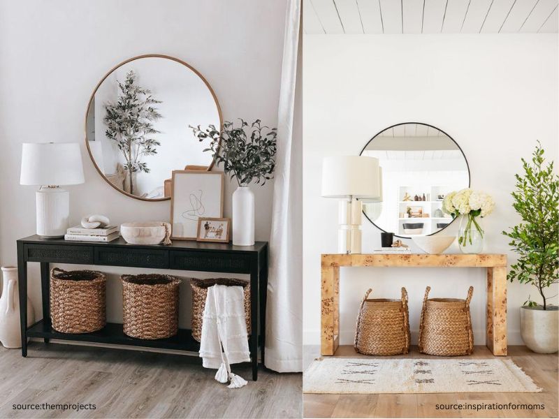 Entryway-table-with-storage