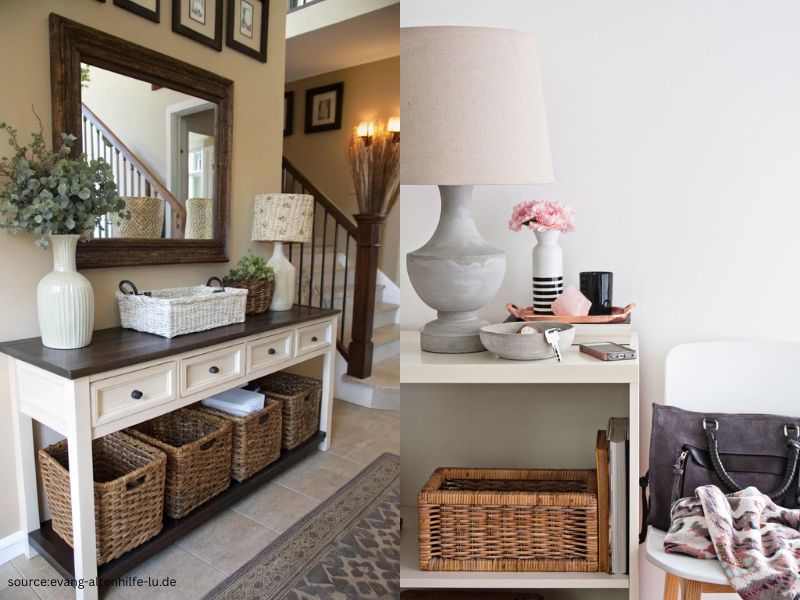 Entryway-table-with-storage