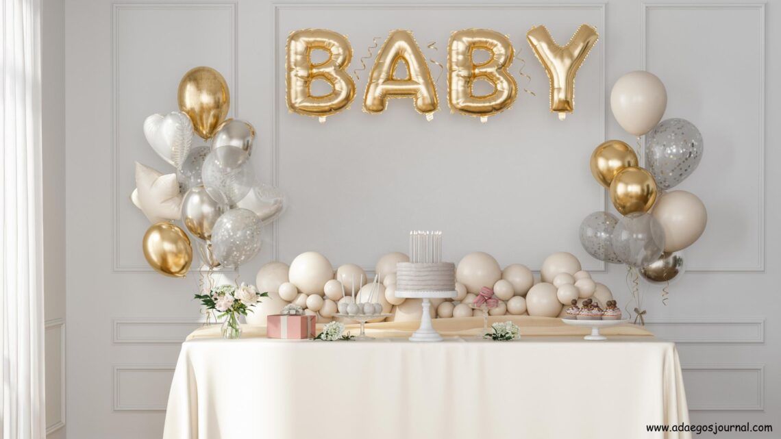 simple baby shower table decor ideas