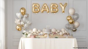 simple baby shower table decor ideas