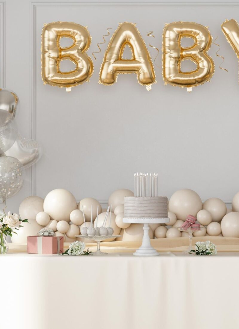 simple baby shower table decor ideas