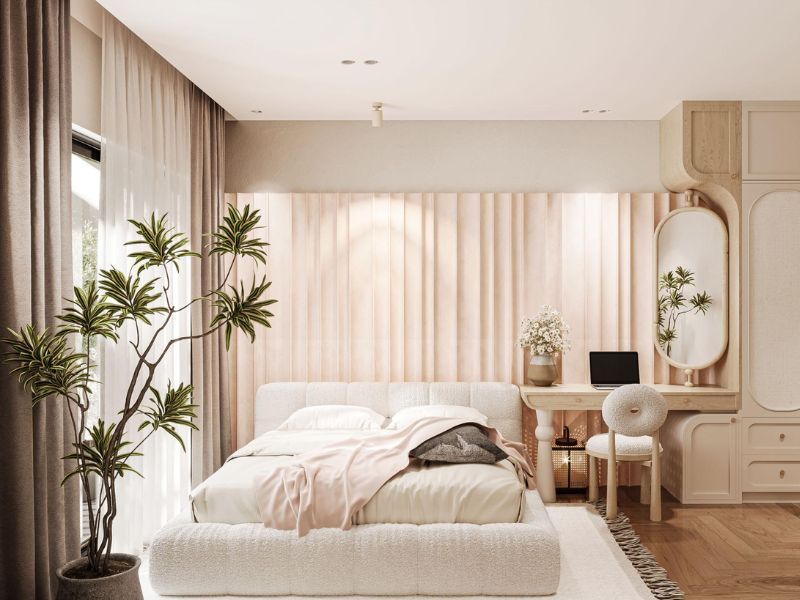 nature plant in a cozy bedroom