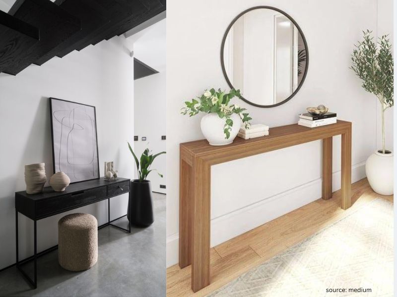 Narrow Entryway Table Ideas