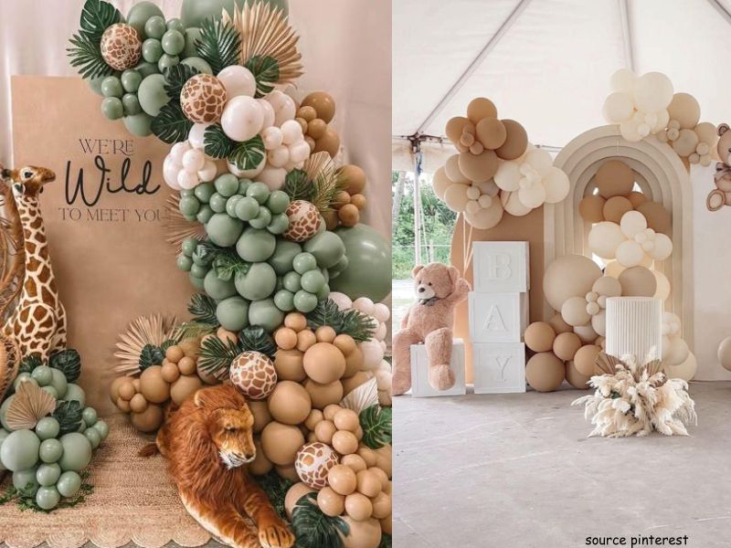 themed baby shower decor