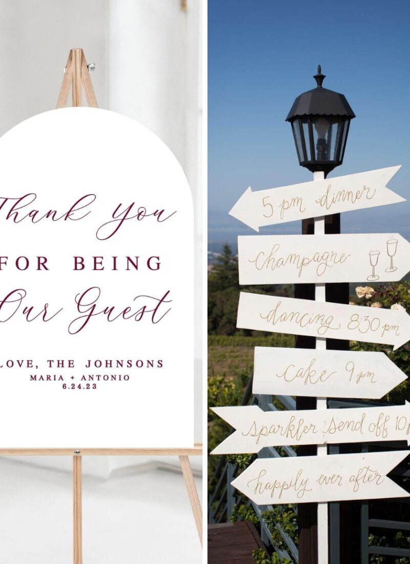Wedding Sign Ideas