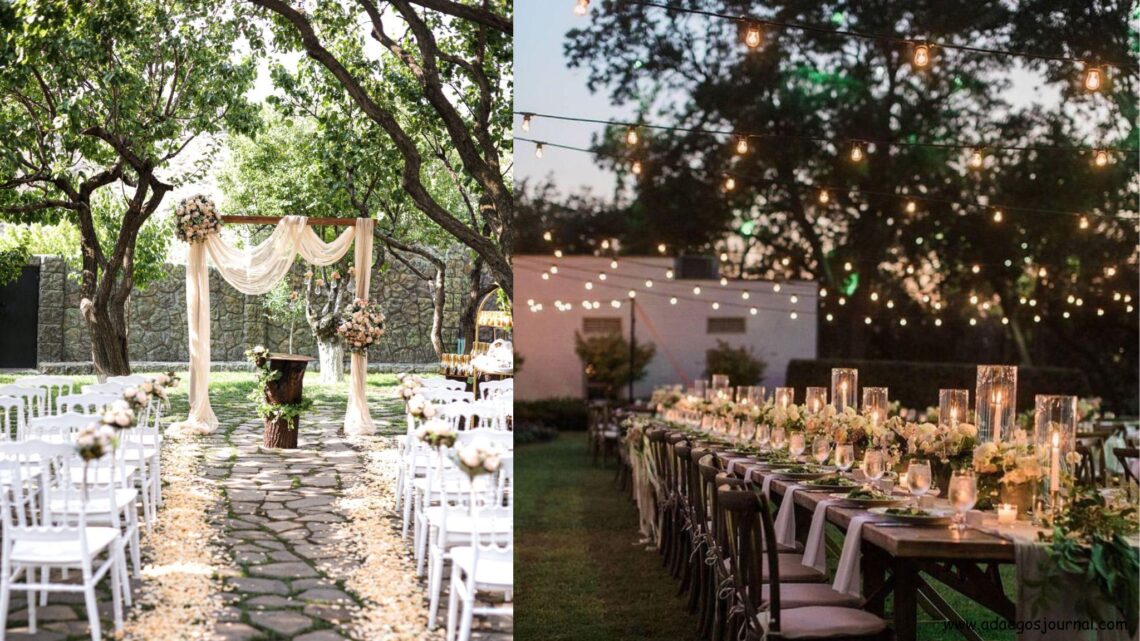 backyard wedding ideas on a budget