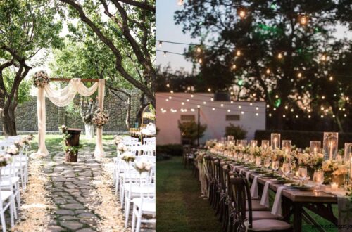 backyard wedding ideas on a budget