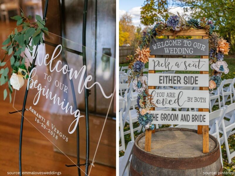 Wedding Welcome Signs