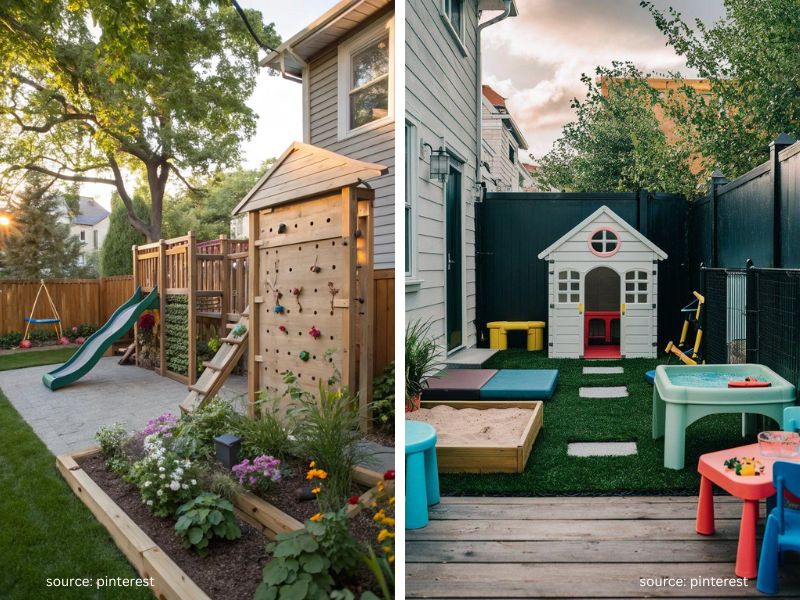 Small Backyard Play Area designed for compact outdoor spaces.