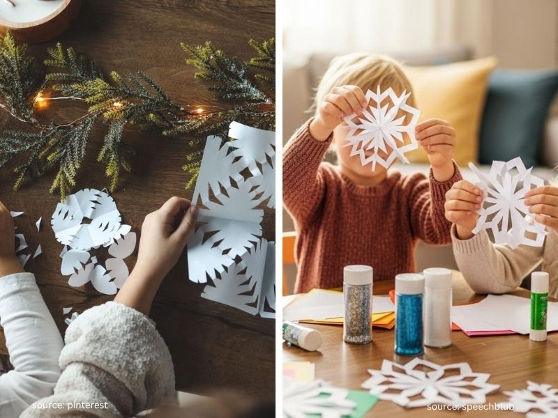 paper snowflake decorations